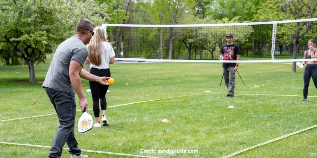 Can you play pickleball on grass