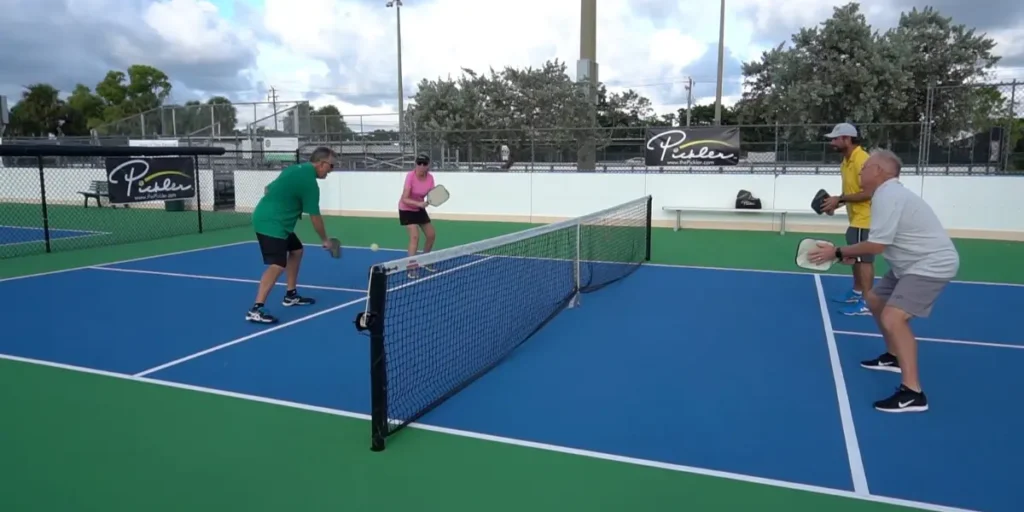 What does dink mean in pickleball