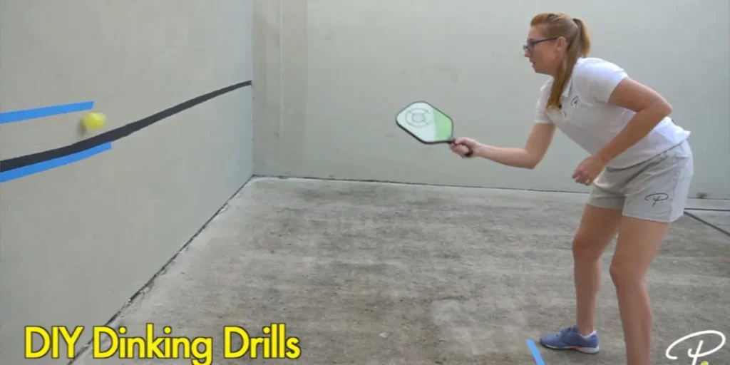 Practice Pickleball Against a Wall