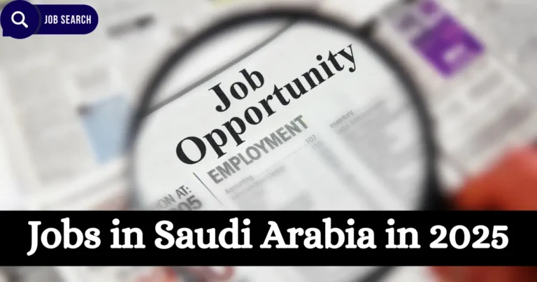 Jobs in Saudi Arabia in 2025
